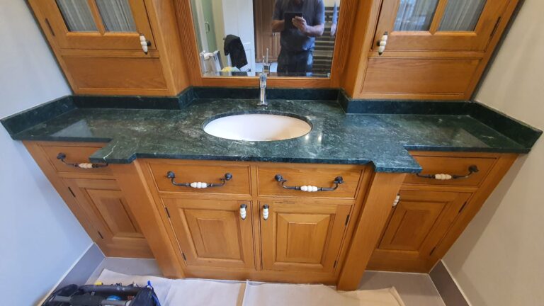 VERDE GUATEMALA MARBLE VANITY TOP