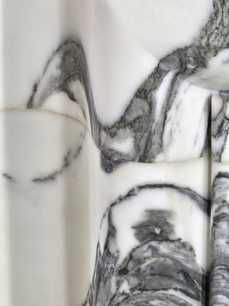 Marble Chip - repaired with a resin